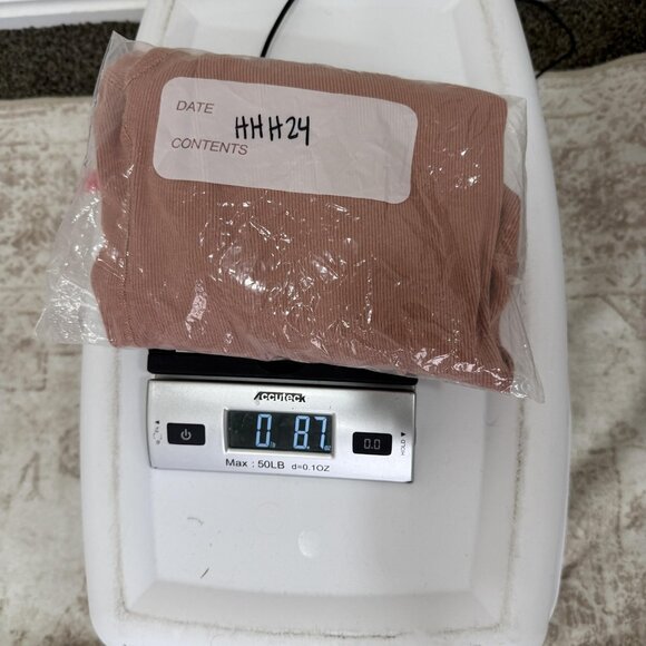 Pact Leggings Womens XL Rose Pink Organic Cotton High Rise Yoga Stretch Pants - Picture 10 of 10